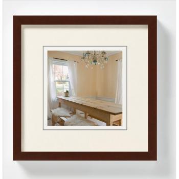 Walther Design Peppers Holzrahmen – Quadrat 15 × 15 cm, Nussbaum