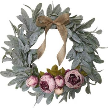 Peony Blossom Door Wreath