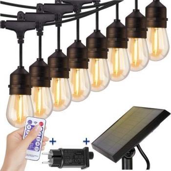 15 meter LED E27 lampen met afstandsbediening