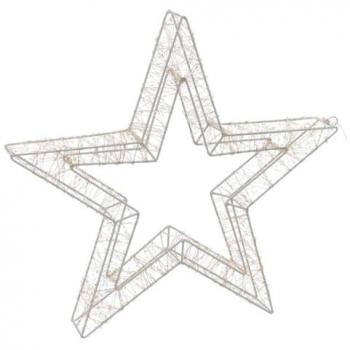 Decorazione stellare esterna 1800 LED bianco caldo h55cm con trasformatore - Feeric lights & christmas