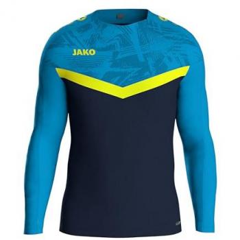 JAKO Kinder‑Pullover Blau F914 – Iconic Design, Unisex, Größe 116