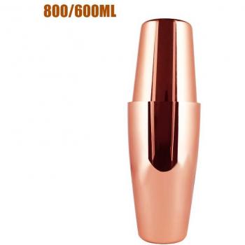 Boston Cocktailshaker Goud met Jigger
