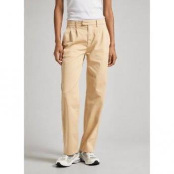Pepe Jeans Tina Beige Women's Pants Size 26