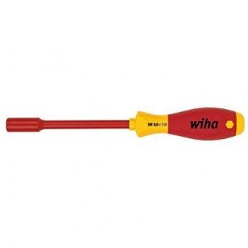 Wiha VDE geprüfter Schraubendreher SoftFinish® mit Sechskant-Steckschlüssel