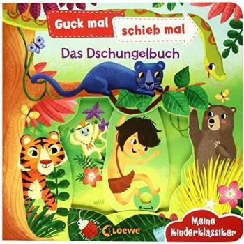 Guck mal, schieb mal! Meine Kinderklassiker - Das Dschungelbuch: Pappbilderbuch ab 2 Jahre