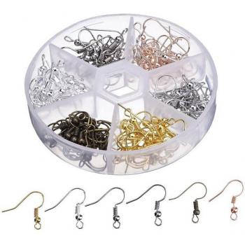 120pcs Earring Hook Blanks for DIY Jewelry