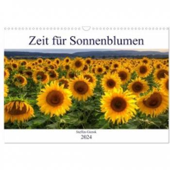 Wandkalender 2024 Zeit für Sonnenblumen