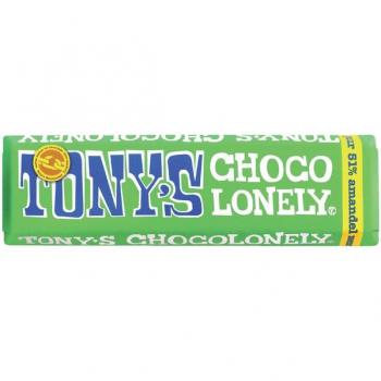 Tony's Chocolonely Amandel Zeezout Chocolade 47gr