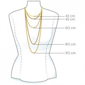Elli 925 Silber Kette – Zirkonia Kristalle, 1 ct – Geschenkidee für Frauen