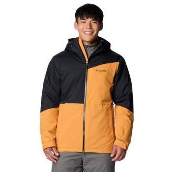 Giacca con cappuccio Columbia Iceberg Point II arancione e nera - XXL