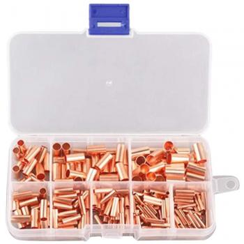 Terminales de Cobre para Cable - 250 Piezas tipo K