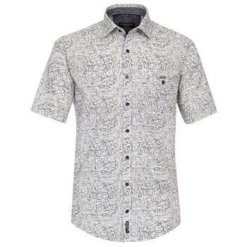 Kurzarmhemd CASAMODA CASAMODA Freizeithemd Kurzarm Print Gr. XL