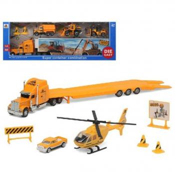 Playset Super Container Bygg 39 x 14 cm Fordonsbil