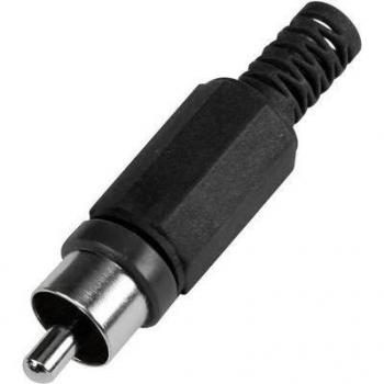 Straight RCA Plug (2-Pin) – Single Piece