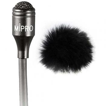 Mipro Audio Mikrofon MU 55 L Lavaliermikrofon mit Windschutz
