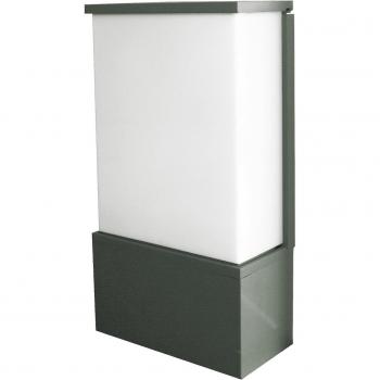 Lanterna a muro esterna alluminio nero della collezione Falò Garden Deluxe