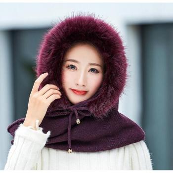 Bonnet et écharpe en peluche pour activités en plein air