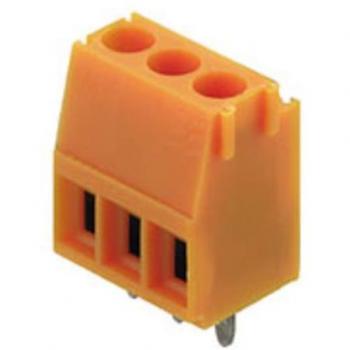 Conector Orificio Pasante Weidmüller Naranja 16 A