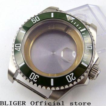 BLIGER 40MM Luxus Edelstahl Uhr mit Saphirglas