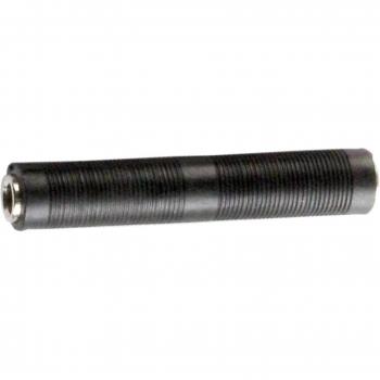 Conector de extensión para guitarra jack hembra 1/4'' negro