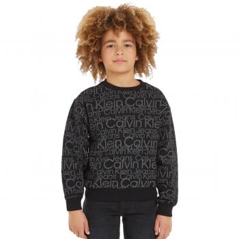 Calvin Klein - Sudadera de Niño Negra