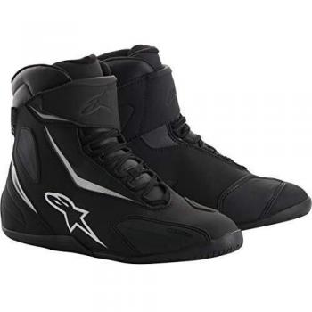Alpinestars Fastback 2 Drystar Motorradstiefel Schwarz-Weiß (46)