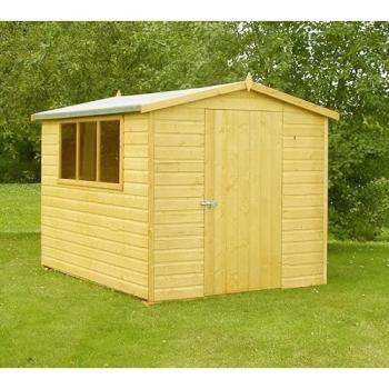Lewis Shire Custom 10x8 Brown Garden Shelter