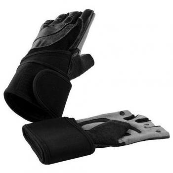 GORILLA SPORTS Kraftsporthandschuhe aus Leder