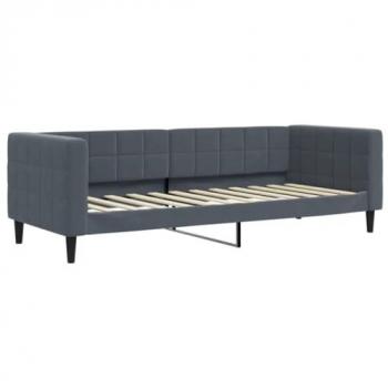 Kit de lit de repos velours gris foncé, 80 x200 cm – vidaXL