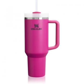 Stanley Quencher H2.O FlowState™ Edelstahlbecher mit Strohhalm Fuchsia 1180 ml
