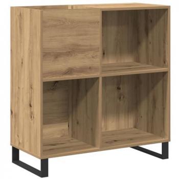 Meuble vinyle en bois vieillissant 85 × 38 × 89 cm – cadre ingénierie Vidaxl