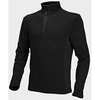 CMP Maglia Fleece Shirt Funktions Rolli Uomo S Nero