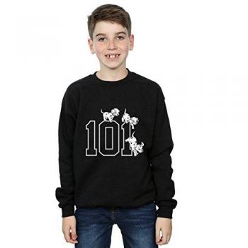 Felpa Nera 101 Cagnolini Disney