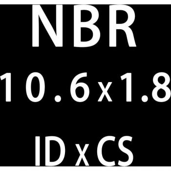NBR Sealing O-Ring Kit, 50PCS, 1.8mm Thickness, ID7.1-11.2mm