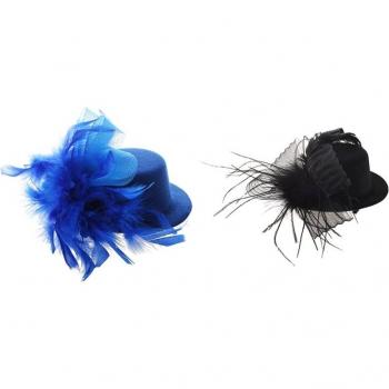 Mini Gorro Aluminio Azul con Clip