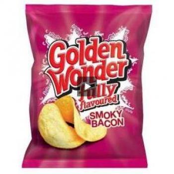 Golden Wonder Crisps Sausage and Tomato Snack Pack 32's