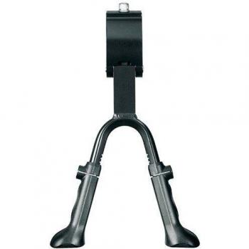 Cavalletto Comfort Regolabile a Doppia Gamba 24-28 Pollici - Nero Opaco