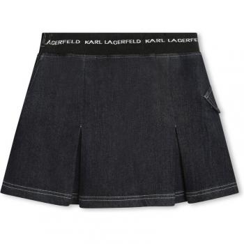 Falda Negra de Jeans para Niñas – Karl Lagerfeld