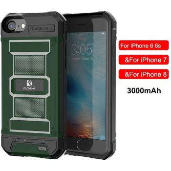 FLOVEME External Battery Charger Case for iPhone 6/6S/7/8 Plus - 3000/4200mAh