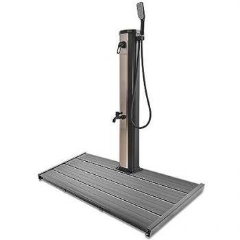 Frankystar Ducha Solar Jardín 20L Plataforma Tanaga Bronze