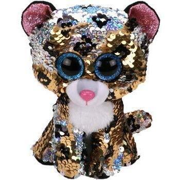 Ty 36345 Flippable Sterling Leopard Stuffed Animal - Multicolored