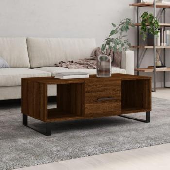 VidaXL Coffee Table Brown Oak 102x50x40 cm Engineered Wood
