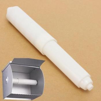 White Plastic Toilet Paper Holder