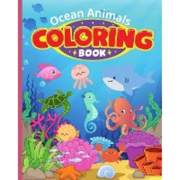Ocean Animals Coloring Book For Kids