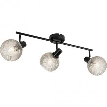 Chico LED Deckenstrahler, 3-flammig, E27, Schwarz, ohne Leuchtmittel