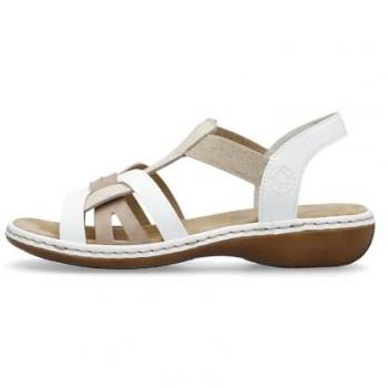 Sandales élastiques extensibles Rieker femme blanches EU 42