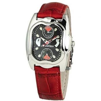 ChronoTech Heritage Leather Strap Women’s Quartz Watch