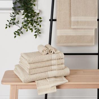 Luxury 100% Cotton 10 Piece Bathroom Towel Bale Set