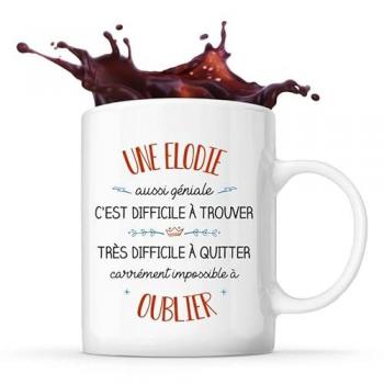 Tasse Personnalisée Elodie Noël
