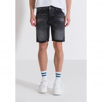 Short de Denim Argón Slim Fit Azul Intenso